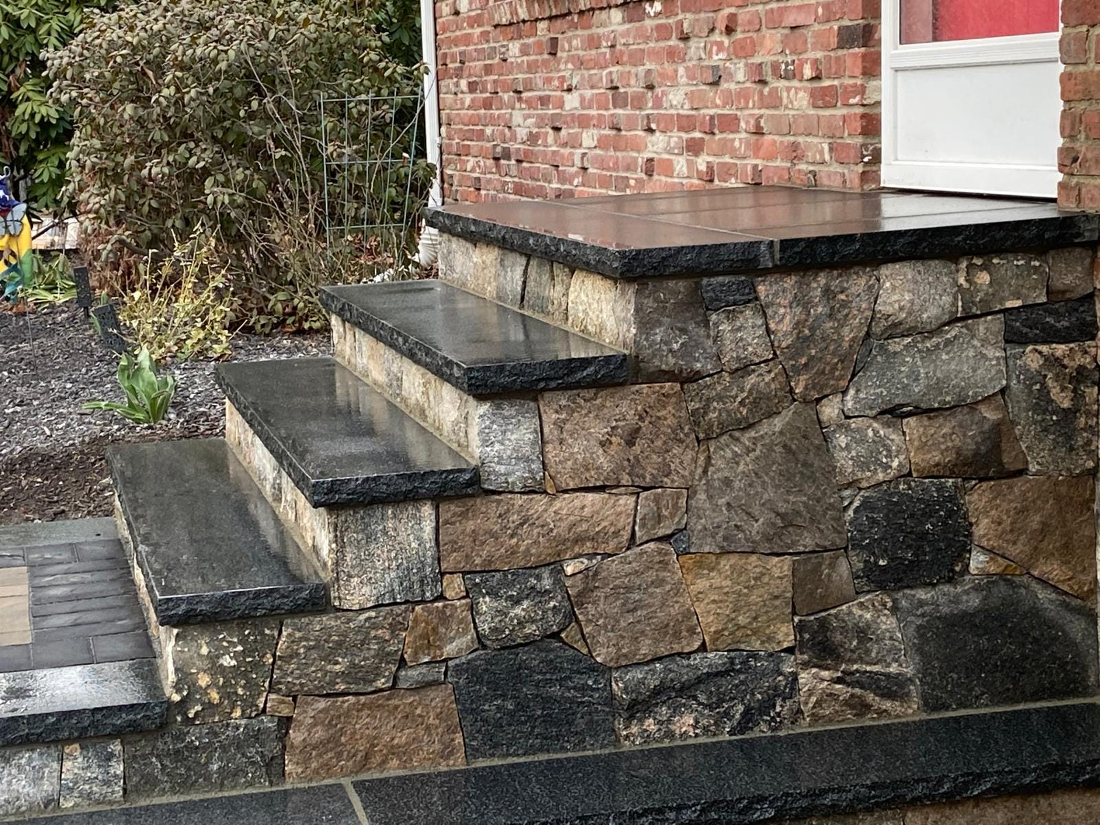 Stone Entry Steps — Scituate, MA